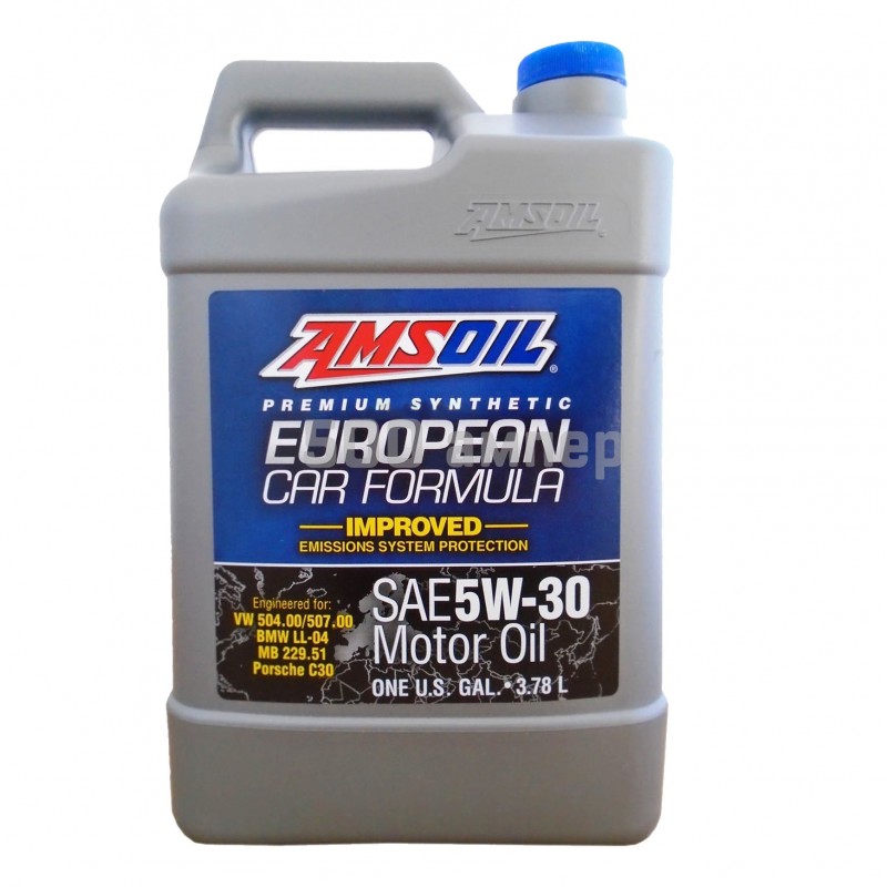 Масло моторное AMSOIL European Car Formula Low-SAPS Synthetic Motor Oil SAE 5W-30 3,8л AEL1G