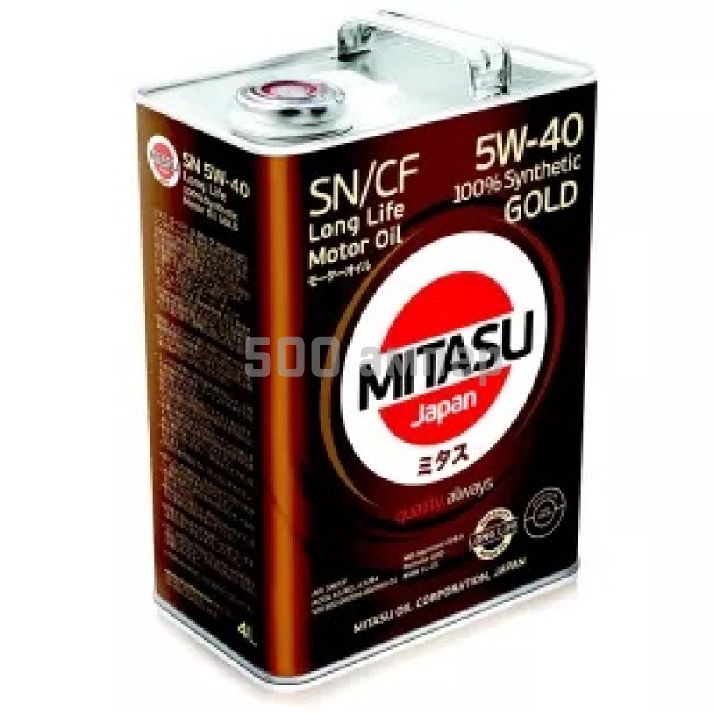 Масло моторное MITASU GOLD LL SN/CF 5W40 4л MJ-107-4