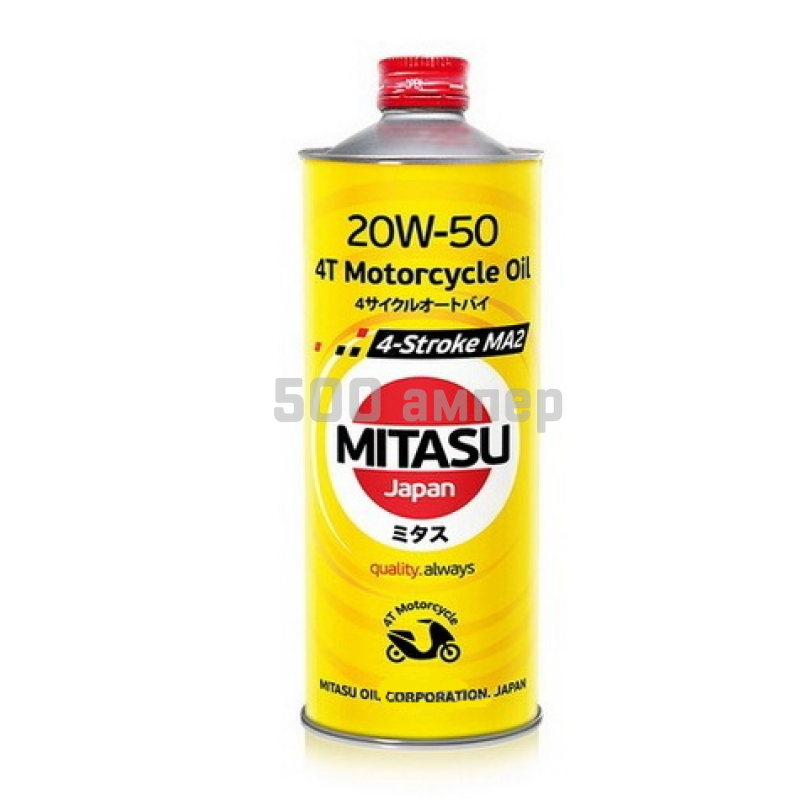 Масло моторное MITASU 4-STROKE MA2 20W50 1л MJ-945-1
