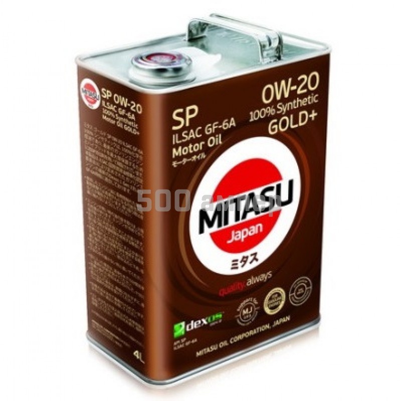 Масло моторное MITASU GOLD Plus HYBRID SP 0W20 4л MJ-P02h-4