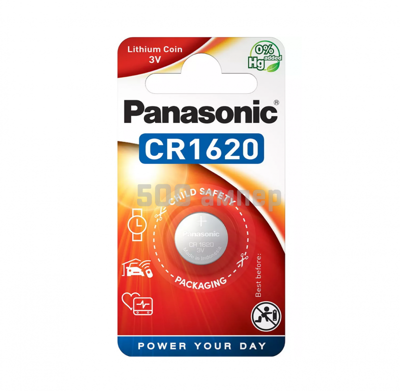 Батарейка Panasonic CR1620 36257