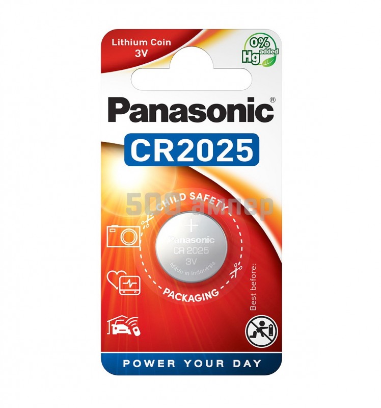 Батарейка Panasonic CR2025 36259