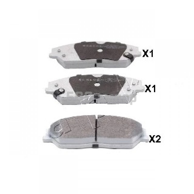 Колодки тормозные дисковые Geely Emgrand X7 2012- JAPKO 502012