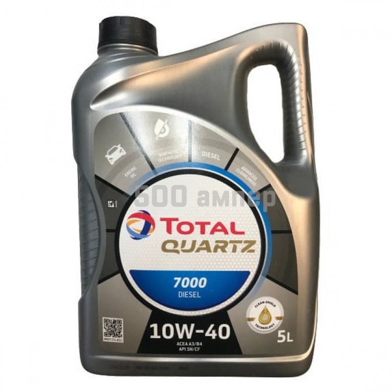 Масло Total Quartz Diesel 7000 10w40 5л 3675