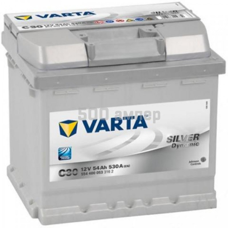 Аккумулятор VARTA Silver Dynamic C30 54 А/h, 530А (554 400 053) 554400053