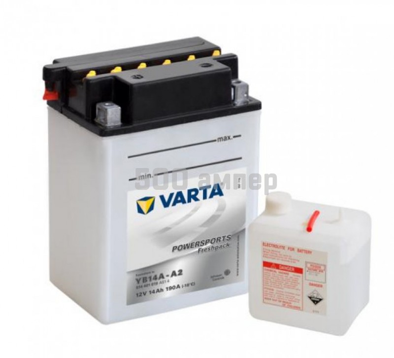 Аккумулятор VARTA Moto 14 Ah YB14А-А2 (514 401 019) 12889
