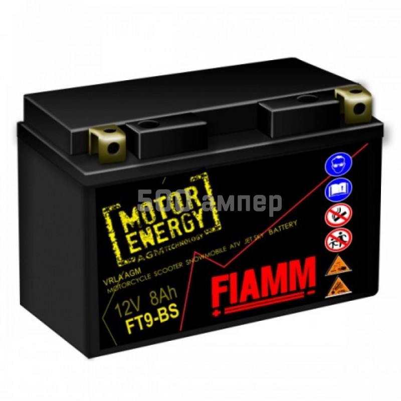 Аккумулятор FIAMM Moto 8 Ah 110 Ah (7904481) FT9-BS 15935