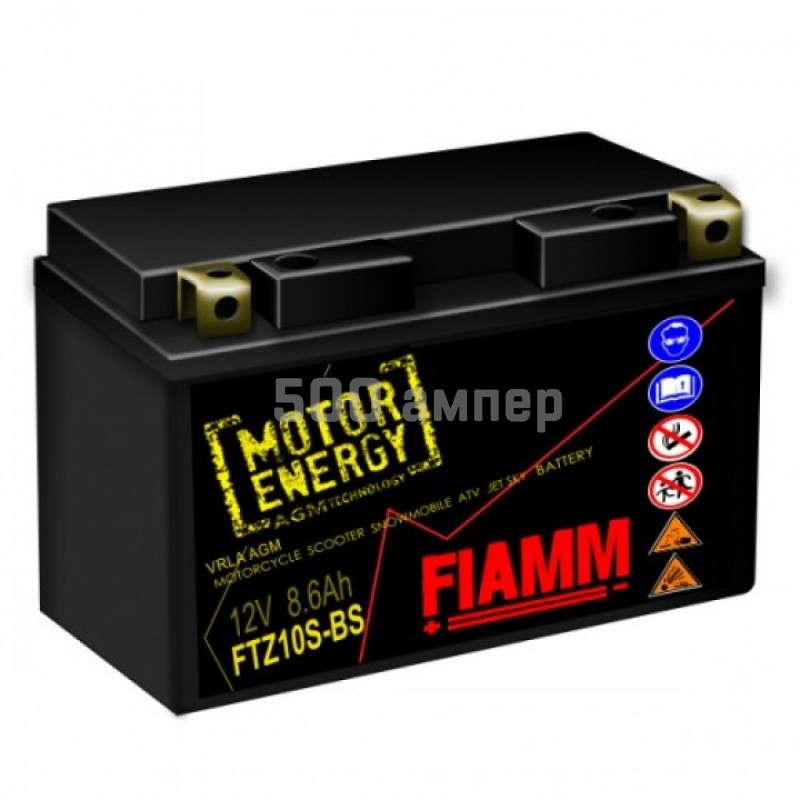 Аккумулятор FIAMM Moto 12V 8,6 Ah (7904202) FTZ10S-BS 13001