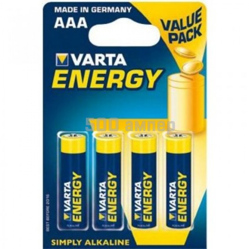 Батарейка VARTA AAA (LR03) ENERGY 14640