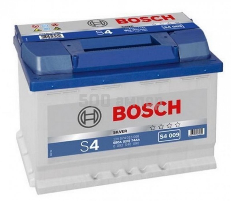 Аккумулятор Bosch S4 009 74 Ah (+-) (574 013 068)  0092S40080_BCH