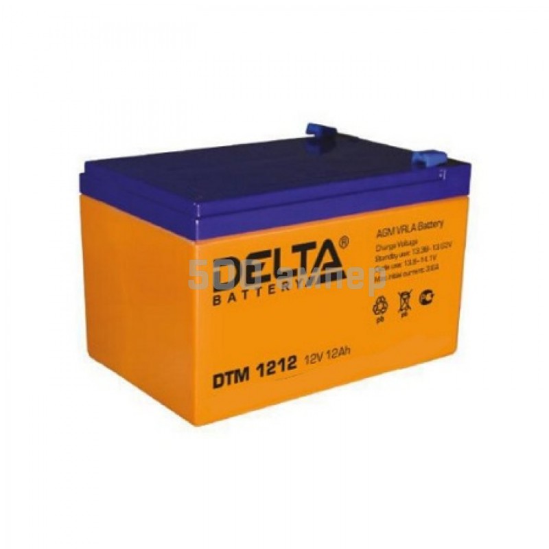 Аккумулятор Delta DTM 1212 12V 12Ah (усиленный) 20860