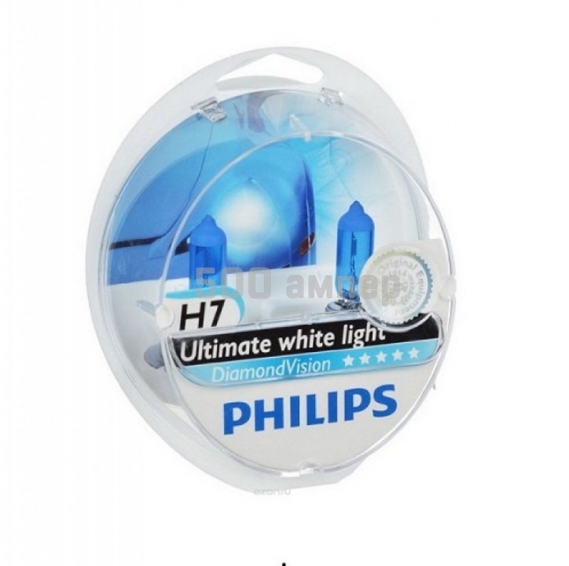 Лампа Philips галогенная Н7 12V 55W Diam.Vis 12972DVS2 12972DVS2_PHI