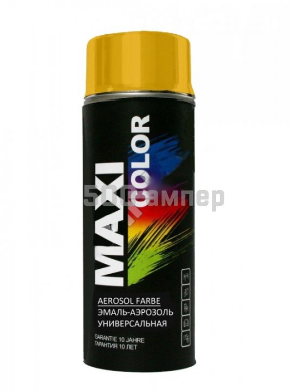 Краска аэрозольная Maxi 400мл золотисто-желтая (1004MX) 23008