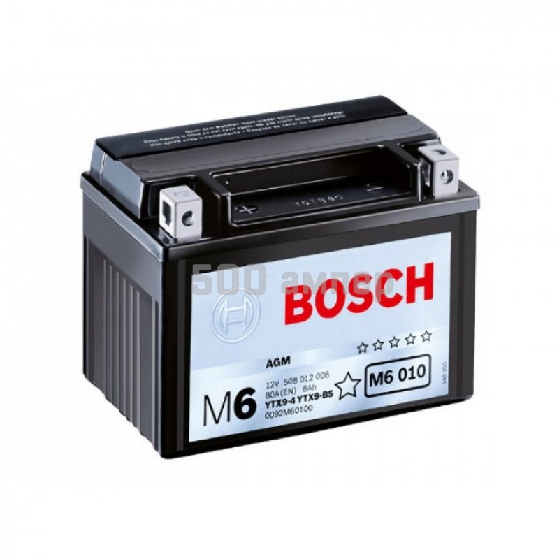 Аккумулятор Bosch Moto 3 Ah 30A M6 (0092M60010) 23146