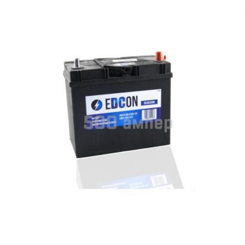Аккумулятор Edcon 45Ah 330A (-+) DC45330R DC45330R_EDC