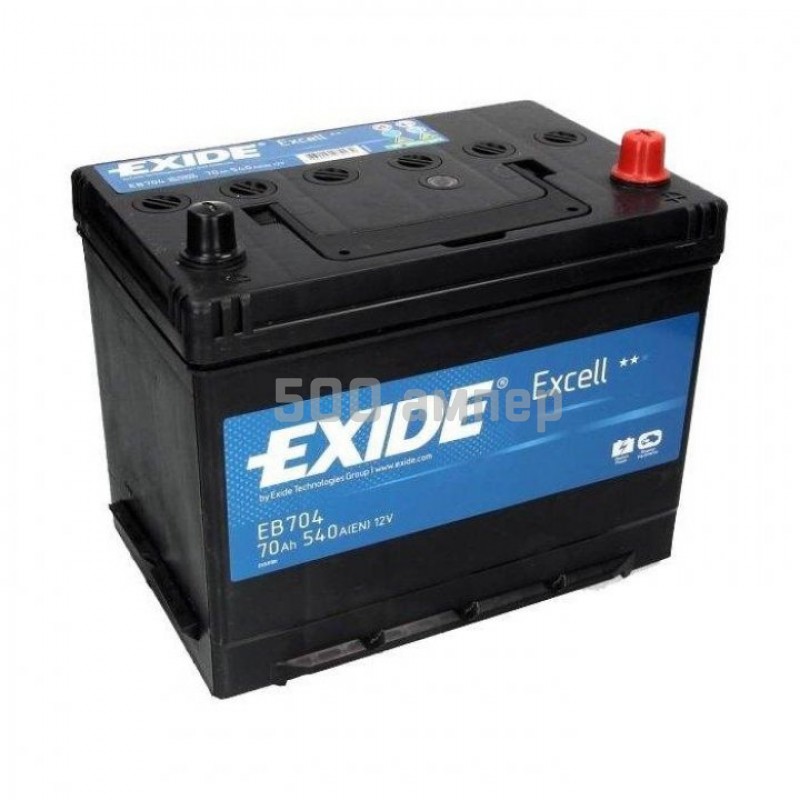 Аккумулятор EXIDE EB704 EXCELL 70Ah 540A (-+)  EB704_EXI