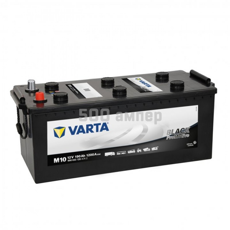 Аккумулятор Varta Promotive Black 690033 190 Ah 1200 А правый плюс 690033120A742_VAR