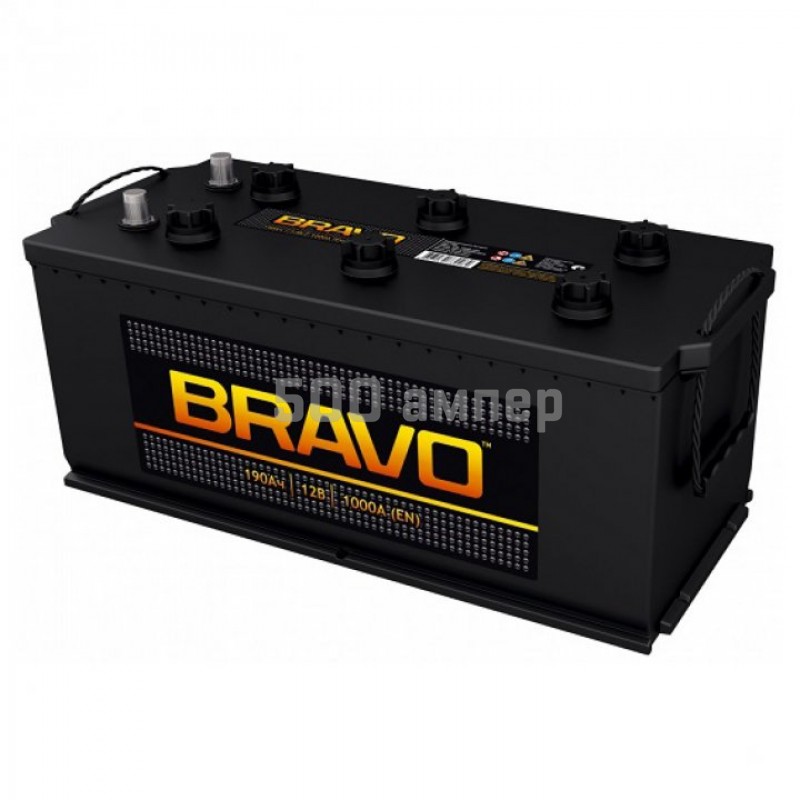 Аккумулятор BRAVO 6СТ-190 Евро 1100 А левый плюс 690000010