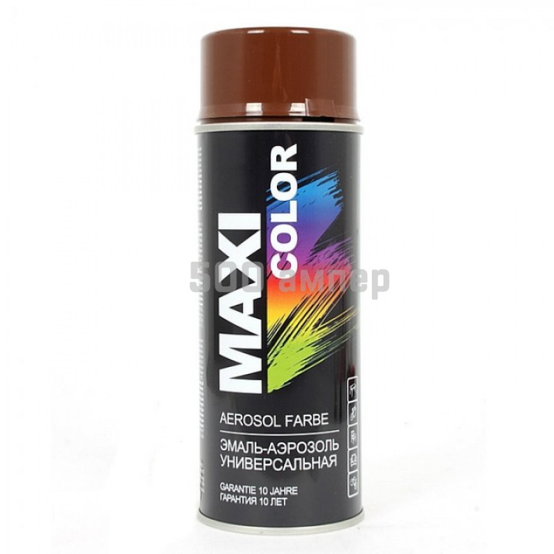 Краска аэрозольная Maxi коричневая (8011) 400мл 12047