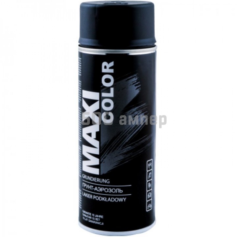 Краска аэрозольная Maxi грунт черный (696270) 400мл 12055