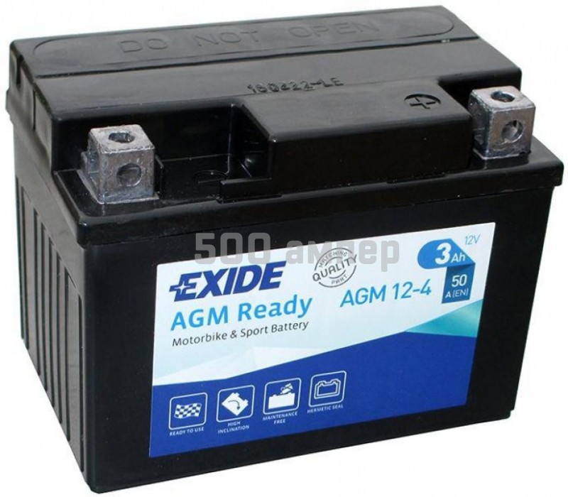 Аккумулятор EXIDE 3Ah 50A AGM12-1 AGM124_EXI
