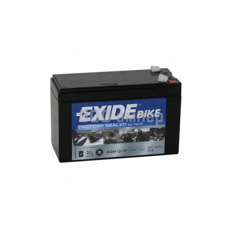Аккумулятор EXIDE 7Ah 85A AGM12-7F AGM127F_EXI