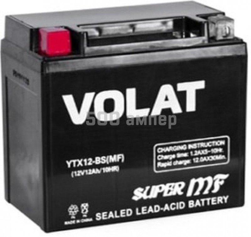 Аккумулятор Volat 12Ah 150A YTX12-BS 24878