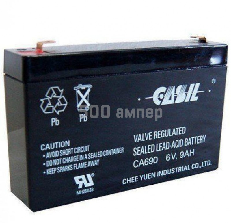 Аккумулятор Casil 6V 9Ah (CA690) 25243