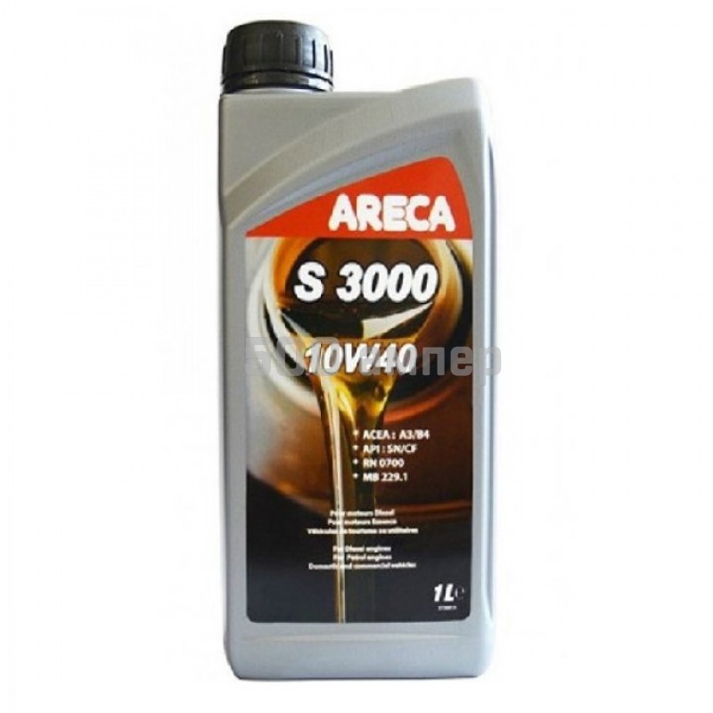 Масло ARECA S3000 10W-40 1л полусинтетика 12101