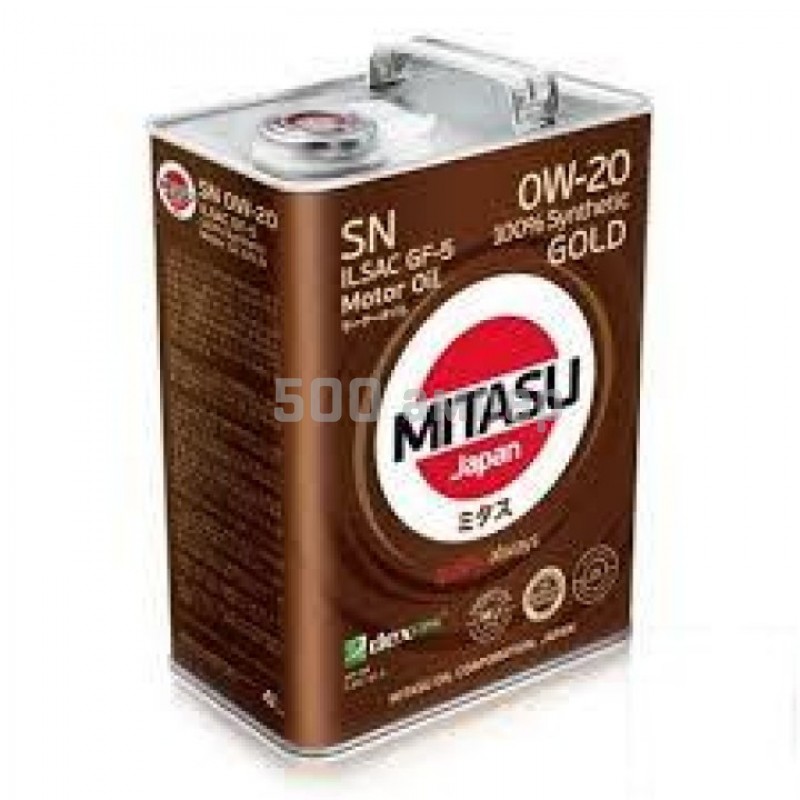 Масло моторное MITASU 0W20 4L GOLD MJ-102-4