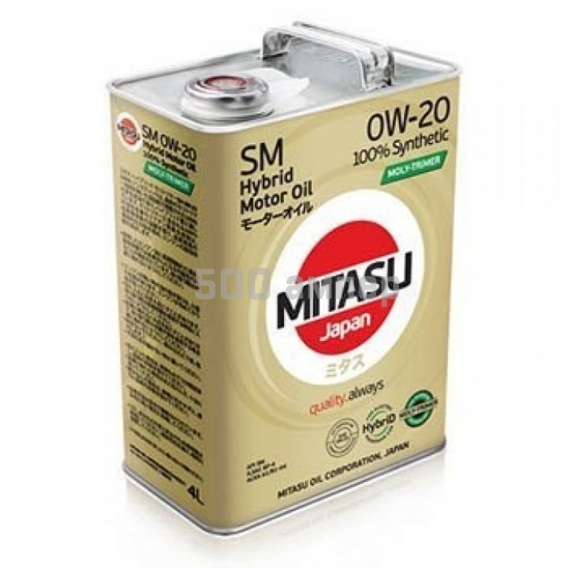 Масло моторное MITASU 0W20 5L MOLY-TRiMER HYBRID MJ-M02-5