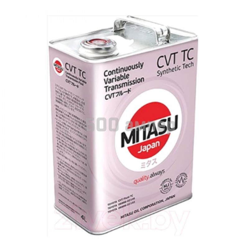 Масло трансмиссионное MITASU 4L CVT FLUID TC MJ-312-4