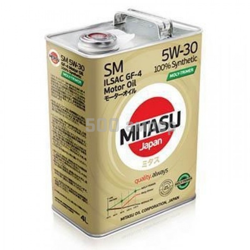 Масло моторное MITASU 5W30 4L MOLY-TRiMER SM MJ-M11-4