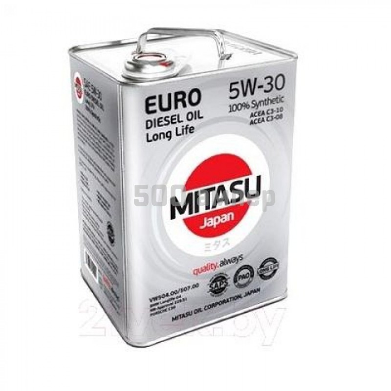 Масло моторное MITASU 5W30 6L MOTOR EURO DIESEL LL MJ-210-6
