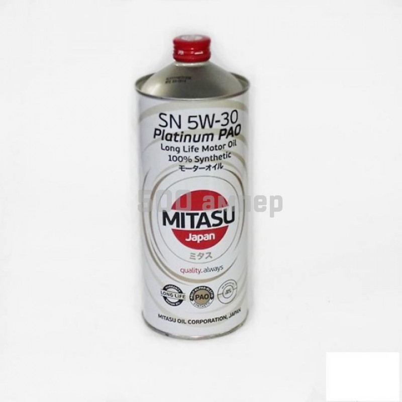 Масло моторное MITASU 5W40 1L PLATINUM PAO SN MJ-112-1