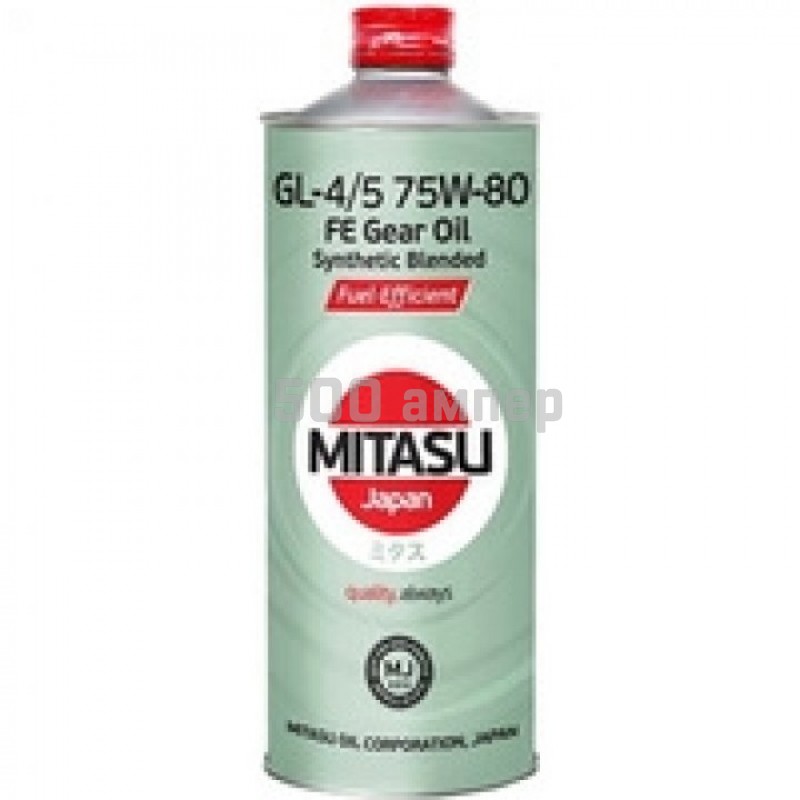 Масло трансмиссионное MITASU 75W80 1L FE GEAR OIL GL-4/5 MJ-441-1