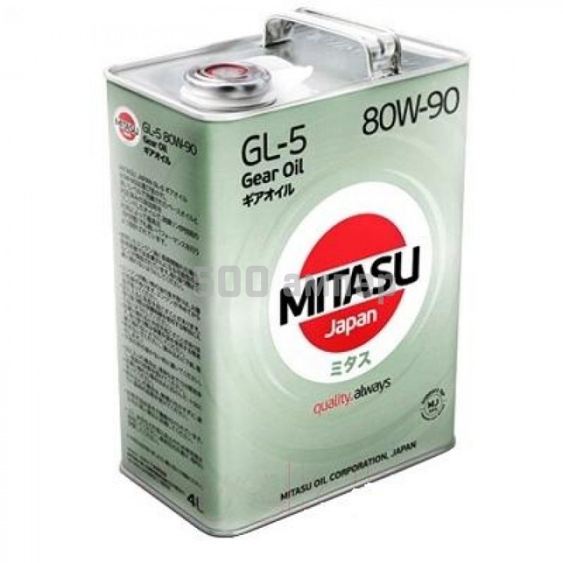 Масло трансмиссионное MITASU 80W90 4L МАСЛО GEAR OIL GL-5 MJ-431-4