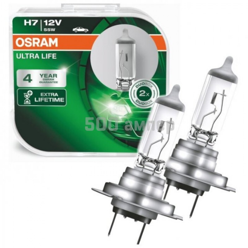 Лампа Osram H7 (64210ULT-01B) увеличенный срок (Блистер) 26148