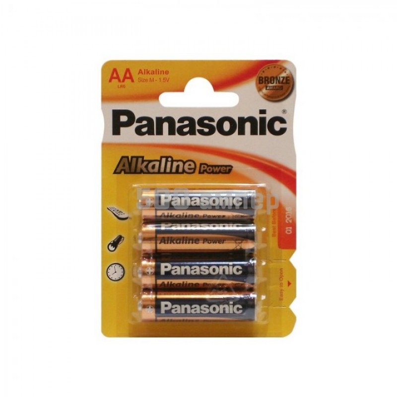 Батарейка Panasonic LR06 4BP (блистер, 4шт) 26656