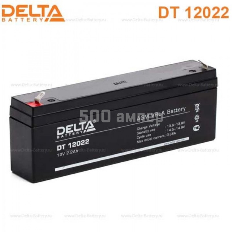 Аккумуляторная батарея Delta DT 12022 2.2Ah 27282