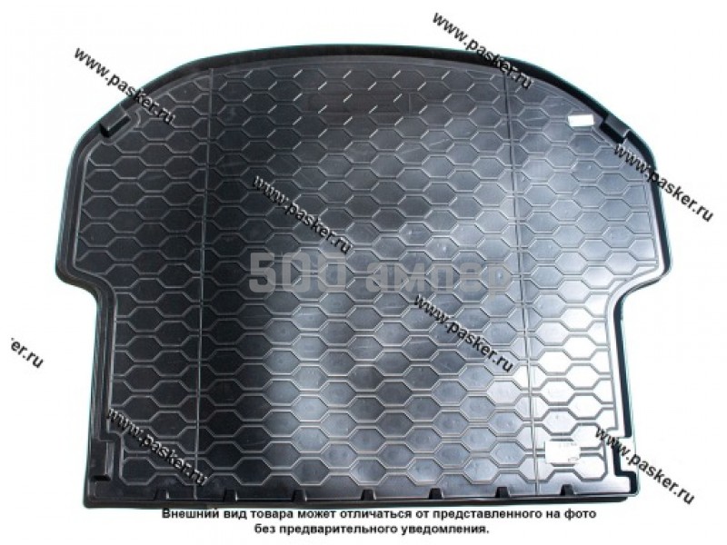 Коврик в багажник Hyundai Santa Fe 3 DM 12- 5-ти местный пластик Comfort 26162