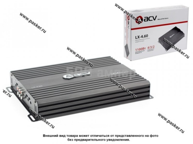 Усилитель ACV LX-4.60  60Втх4 4 Ом, 80Втх4 в 2 Ом 21099 79330