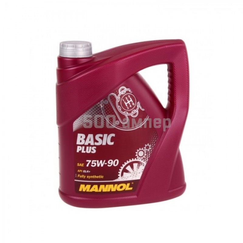 Трансмиссионное масло Mannol 53737 Basic Plus 75W90 GL-4+ 4л. 53737