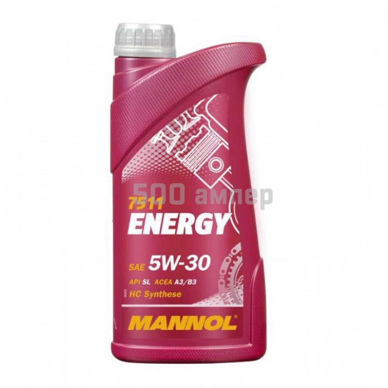Моторное масло Mannol 53464 Energy 5W-30 API SL A3/B3 1л. 53464