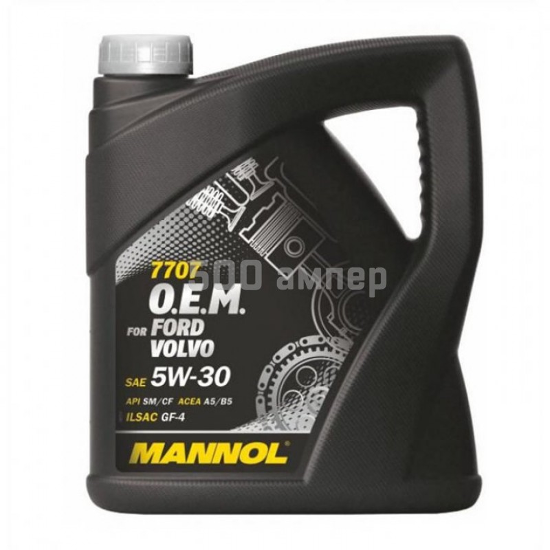 Моторное масло Mannol 51962 7707 OEM for Ford Volvo 5W-30 SN/CF 5л. 51962