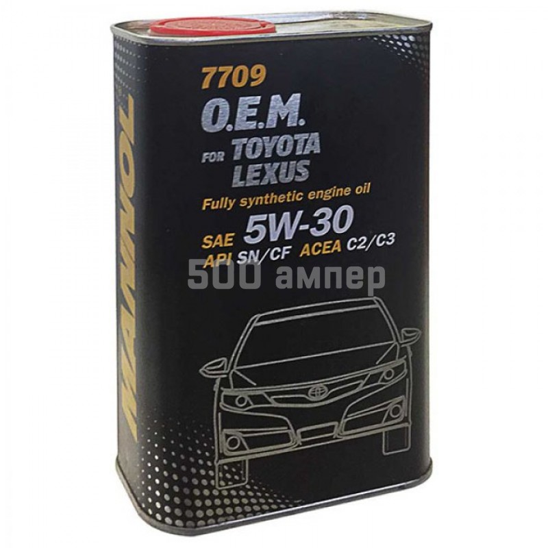 Моторное масло Mannol 99025 7709 OEM for Toyota Lexus 5W-30 SM/CF 1л. 99025