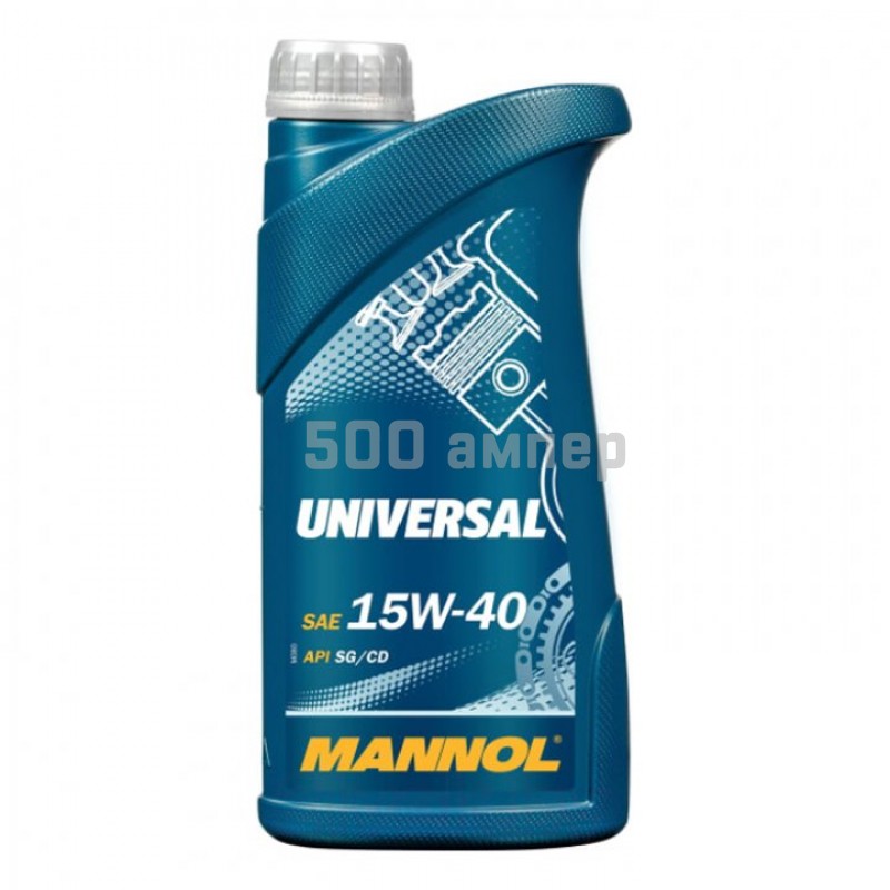 Моторное масло Mannol 51621 Universal 15w40 SG/CD 1л. 51621
