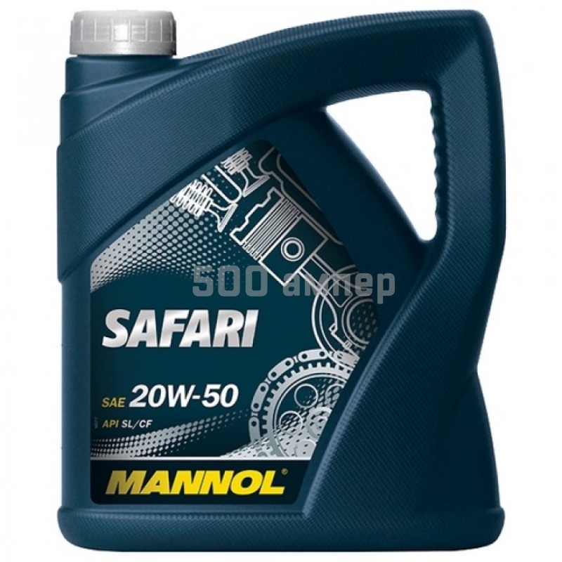 Моторное масло Mannol 100 Safari 20w50 SL/CF 5л. 30747