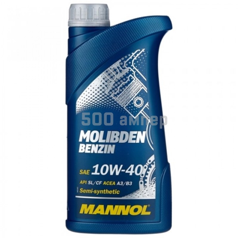 Моторное масло Mannol 49 Molibden Benzin 10W-40 SL/CF 1л. 49
