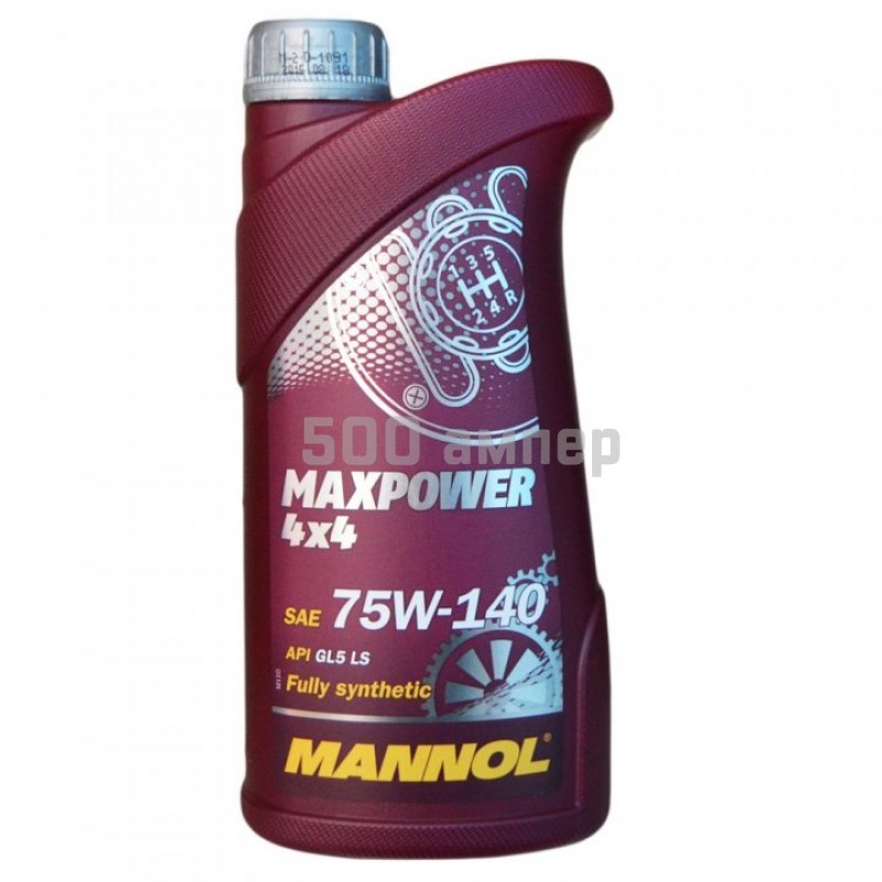 Трансмиссионное масло Mannol 99236 Synpower = Maxpower 4x4 GL-5 75w140 1л. 99236